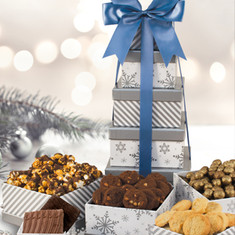 Gourmet Snack Gift Towers, Tins & Boxes
