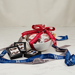 personalization with ribbon, etching